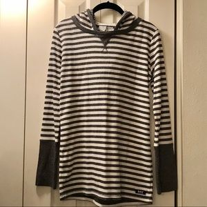 [Lg] EUC MARC NY Striped Pullover Hoodie Sweater